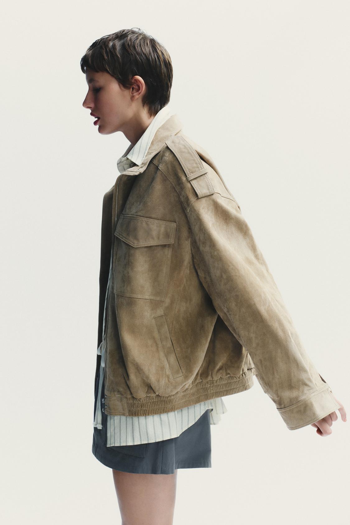 SAFARI SUEDE JACKET BEIGE