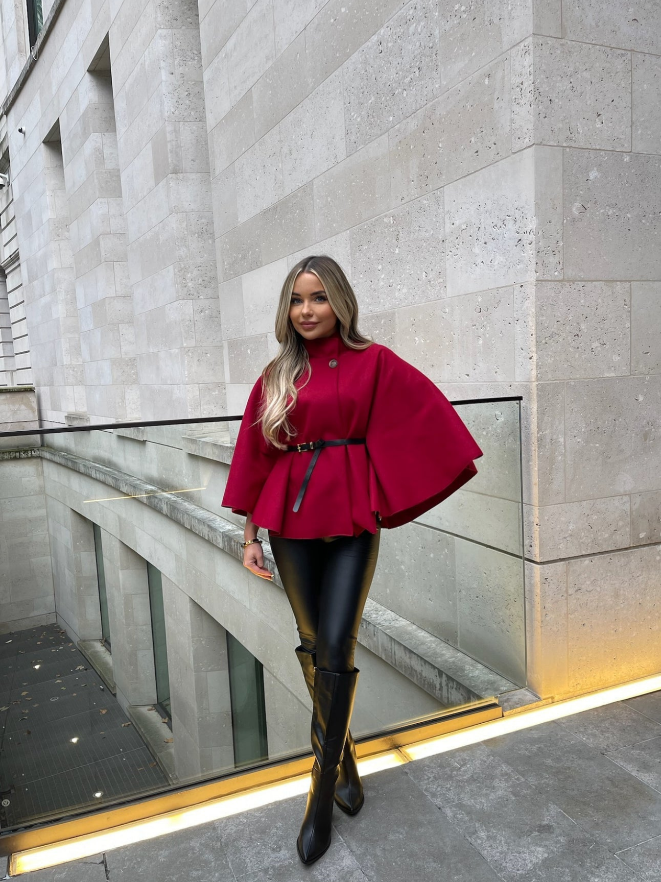 BELTED CAPE