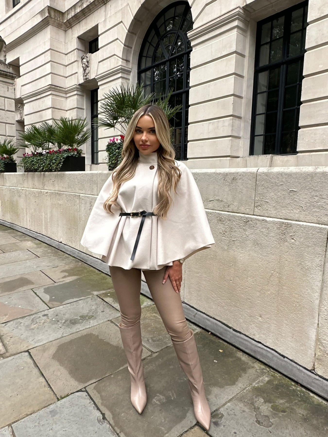 BELTED CAPE