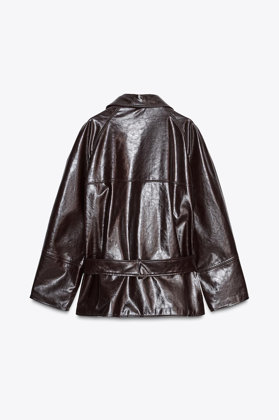 LONG SLEEVE LEATHER JACKET