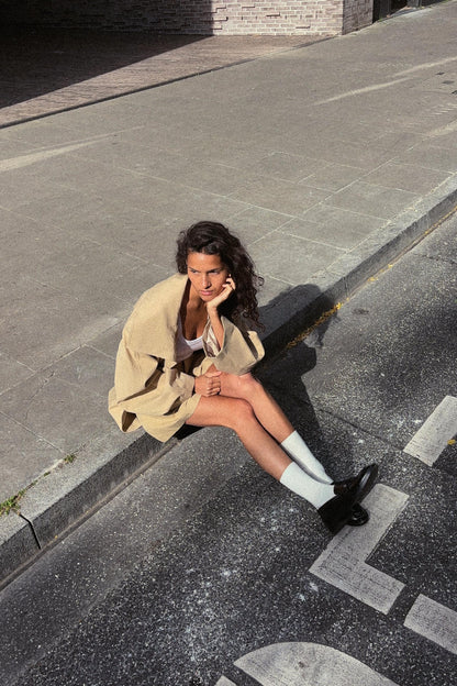 BELTED TRENCH