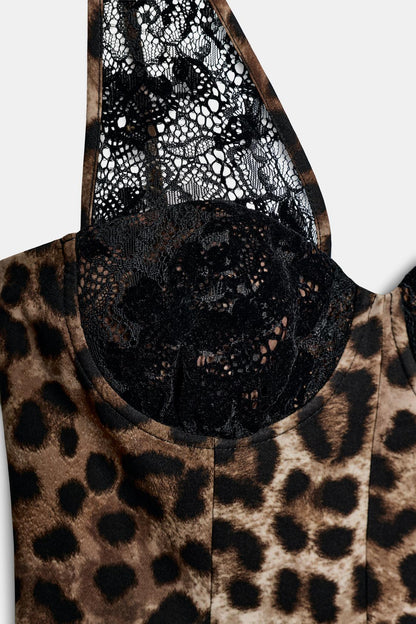 Wild Elegance Leopard Dress