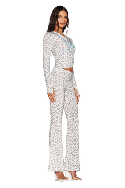 Viral Snow Leopard Set Grey/White