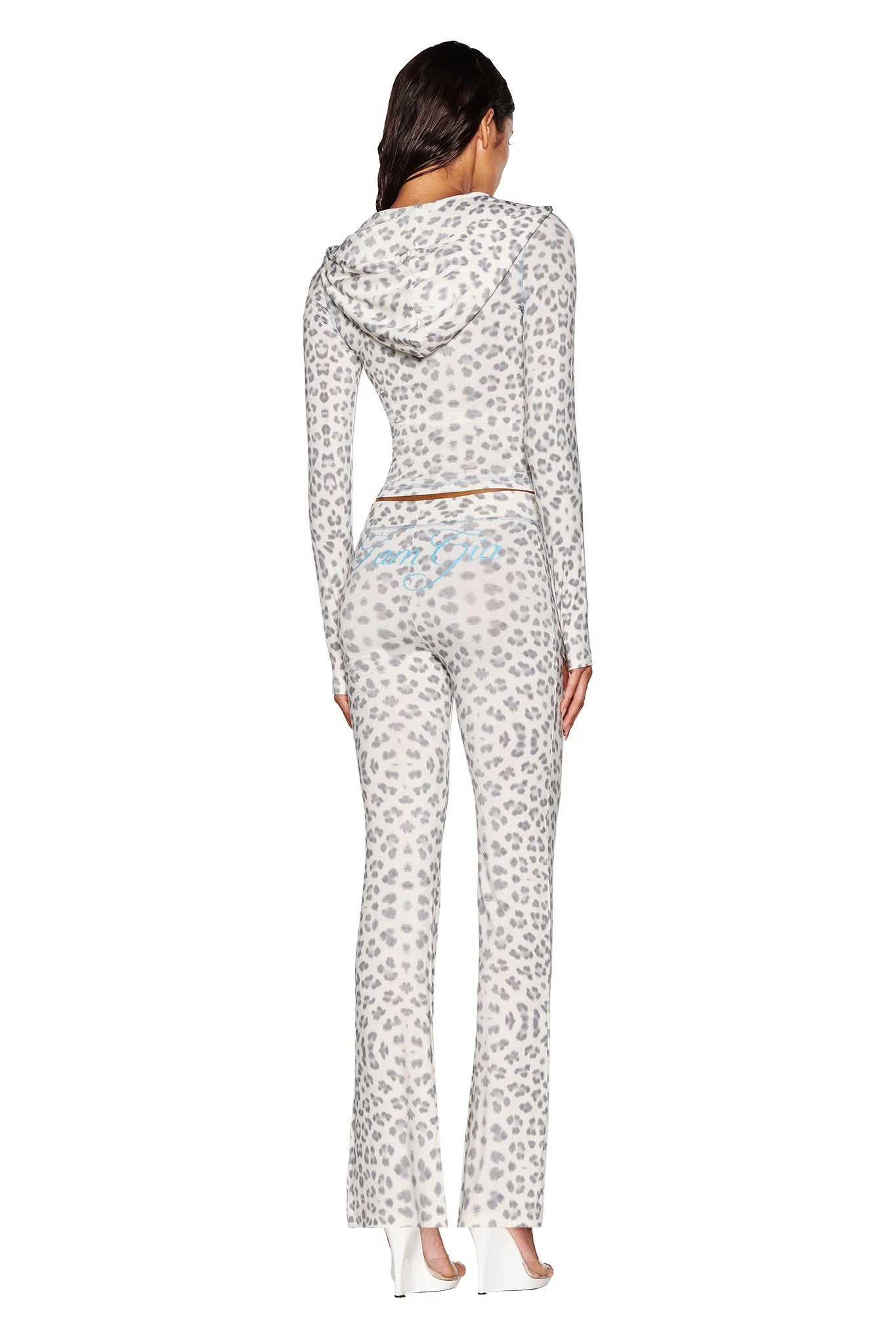 Viral Snow Leopard Set Grey/White