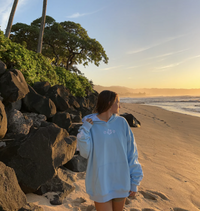 Hibiscus - Skye blue