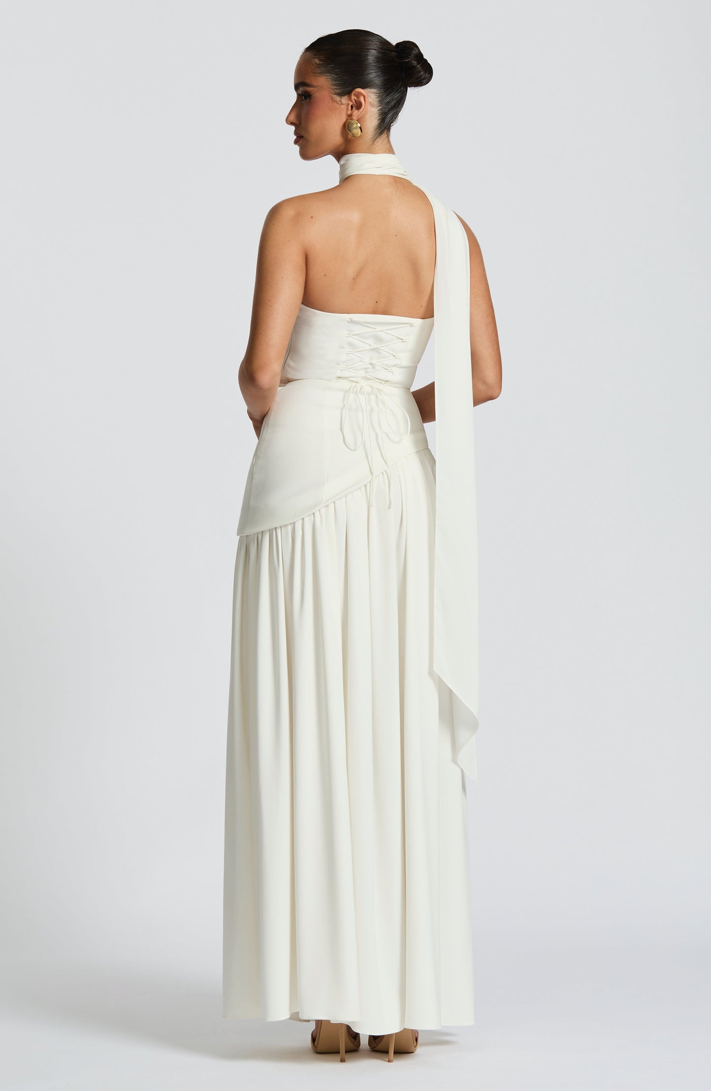 DEEP OLIVE MAXI DRESS GOWN