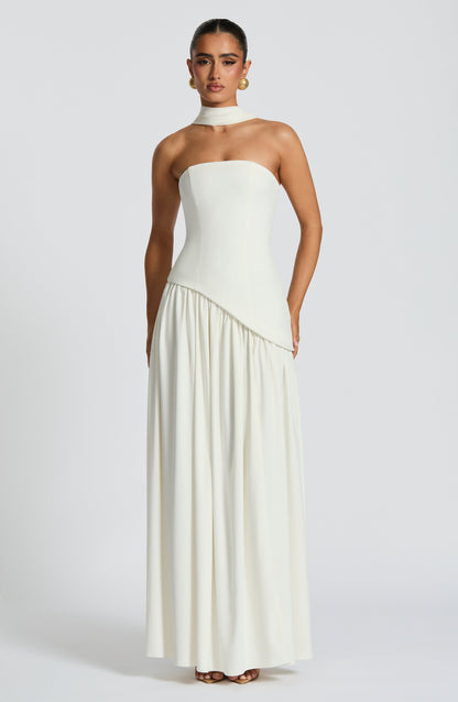 DEEP OLIVE MAXI DRESS GOWN