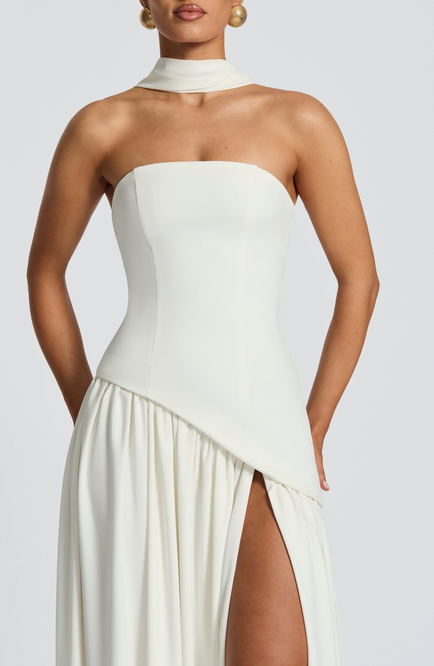DEEP OLIVE MAXI DRESS GOWN