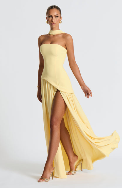 DEEP OLIVE MAXI DRESS GOWN
