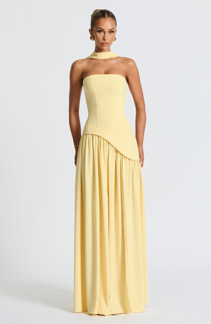 DEEP OLIVE MAXI DRESS GOWN